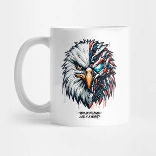 You never know, Eagle is a robot. Mug